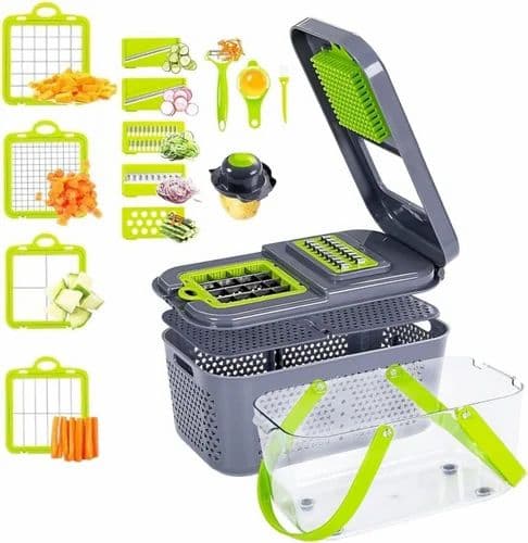 22-in-1 Multi-Blade Kitchen Vegetable Chopper